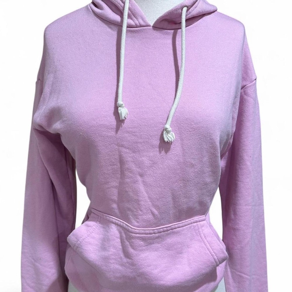 Purple Oversized Long Sleeve Hoodie